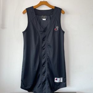 Champion Button Down Jersey Dress